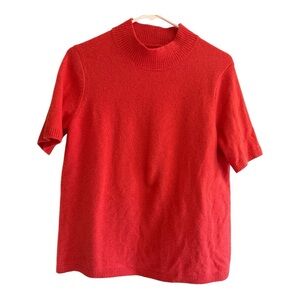 LOFT Scarlet Knit Short Sleeve Top